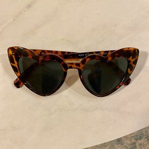 A.J. Morgan Tuckernuck Tortoise Heart Sunglasses